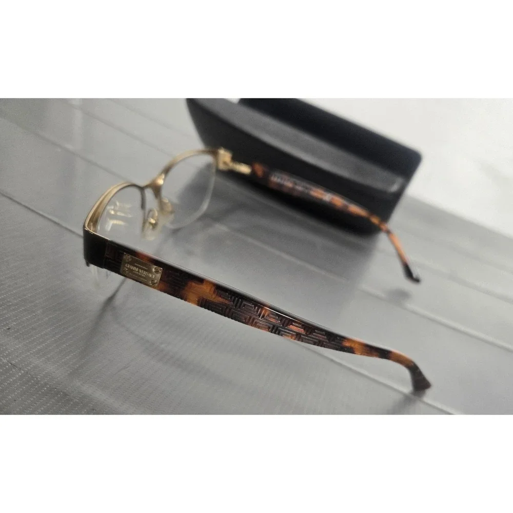 VERSACE MOD.1222 1344 Italy Dark Brown/Tortoise Eyeglasses Frame 53-17-140